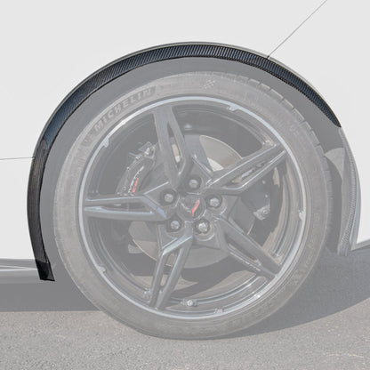 Chevrolet Corvette C8 DRY CARBON FIBER Side Wheel Fender