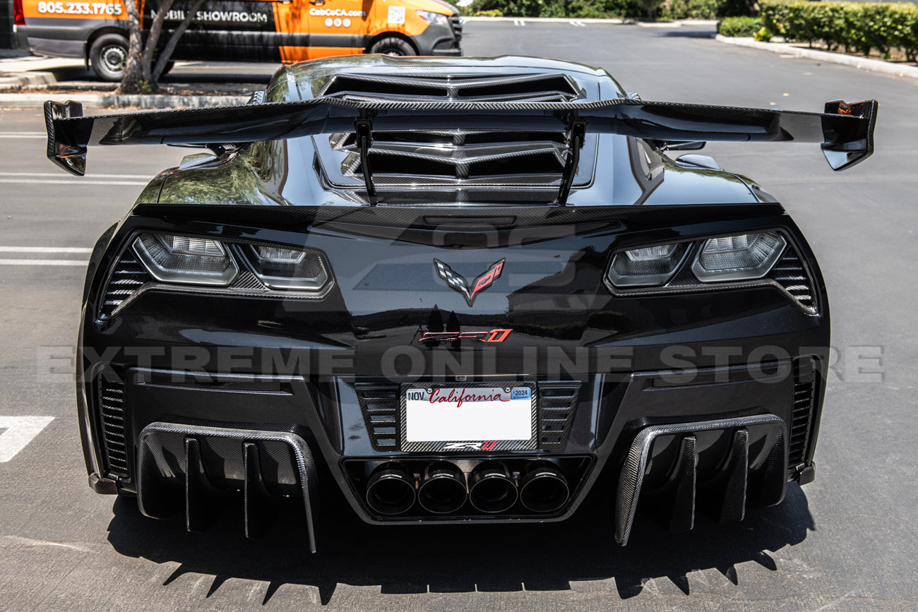 Corvette C7 ZR1 DRY Carbon Fiber Rear Wing Spoiler