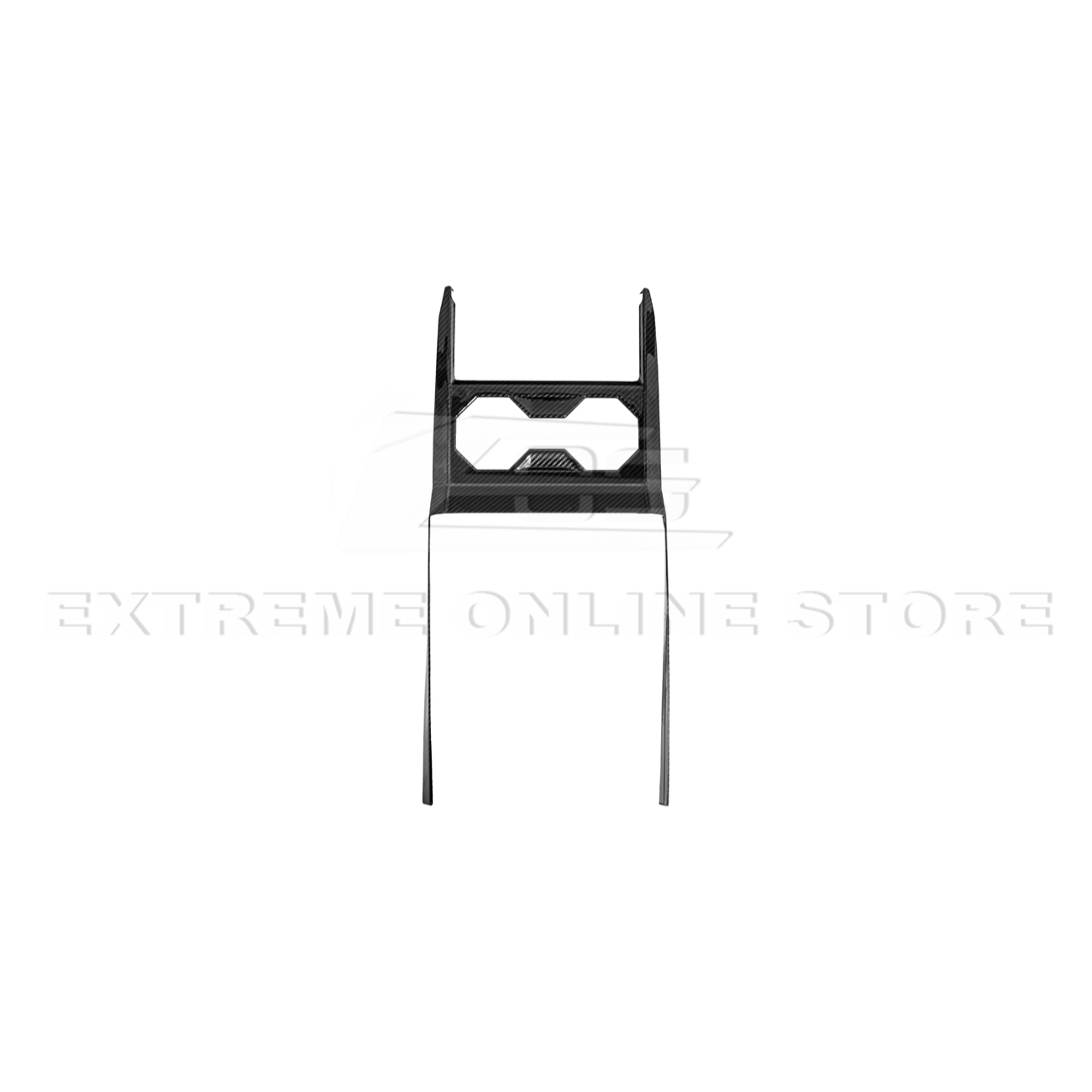 2024-Up Tesla Cybertruck Center Cup Holder Cover - VENT-1062-BKCF
