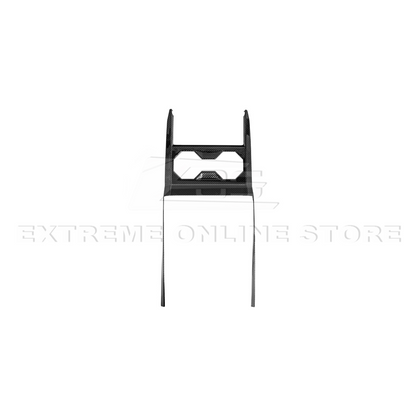 2024-Up Tesla Cybertruck Center Cup Holder Cover - VENT-1062-BKCF