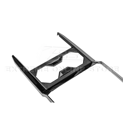 2024-Up Tesla Cybertruck Center Cup Holder Cover - VENT-1062-BKCF