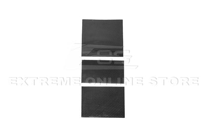 2024-Up Tesla Model 3, 2025-Up Model Y Carbon Fiber Interior Central Storage Box Cover