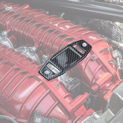 Corvette C8 Z06 DRY CARBON FIBER Engine Bay Builder Plaque