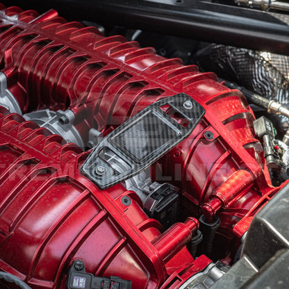 Corvette C8 Z06 DRY CARBON FIBER Engine Bay Builder Plaque