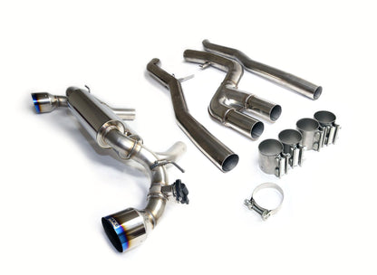 HKS 2019+ Toyota GR Supra A90 W/O OPF Dual Hi-Power Titanium Tip Catback Exhaust