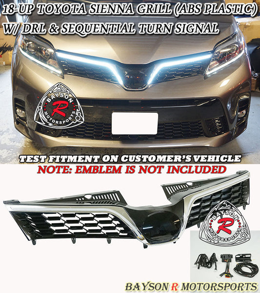CityKruiser Front Grille W/ LED For 2018-2020 Toyota Sienna