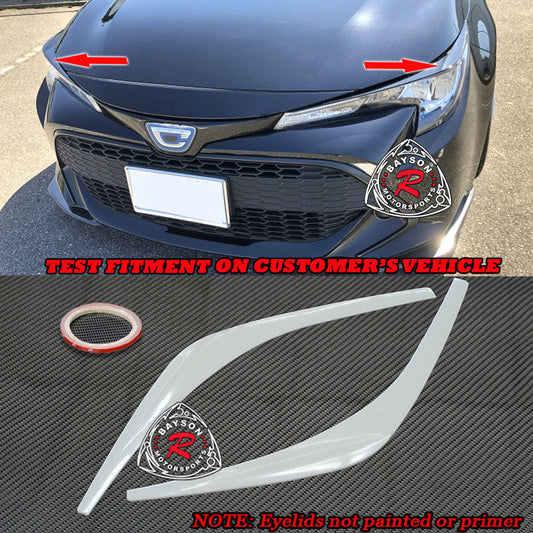 JDM-Style Headlightss Eyelids For 2019-2022 Toyota Corolla 5Dr