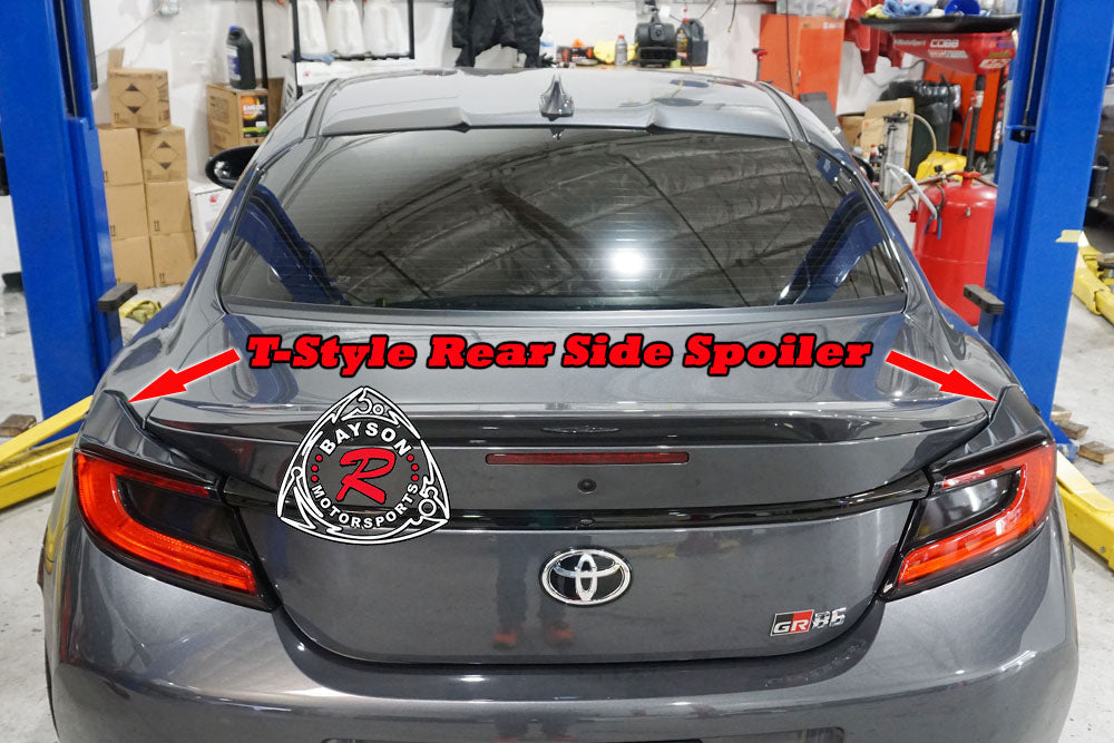 T Style Rear Side Spoiler For 2022-2026 Subaru BRZ