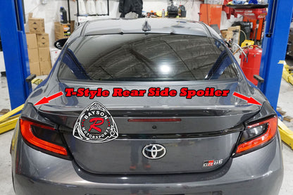 T Style Rear Side Spoiler For 2022-2026 Subaru BRZ