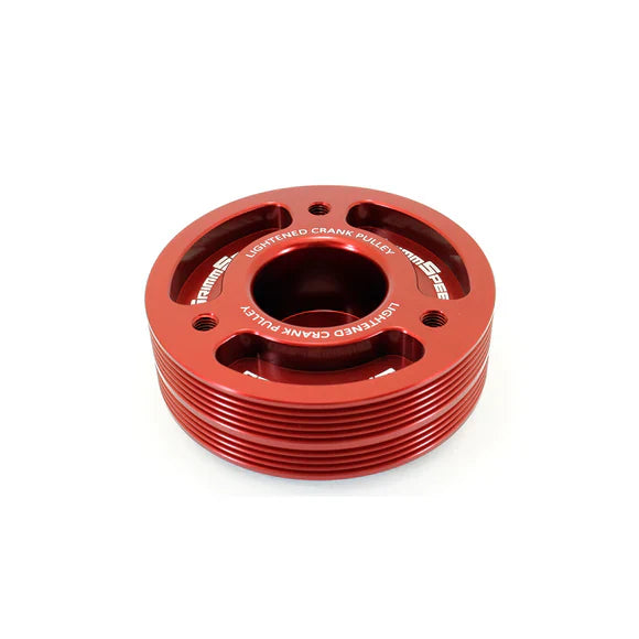 Grimmspeed Lightweight Crank Pulley Red For Subaru All EJ Engines GrimmSpeed