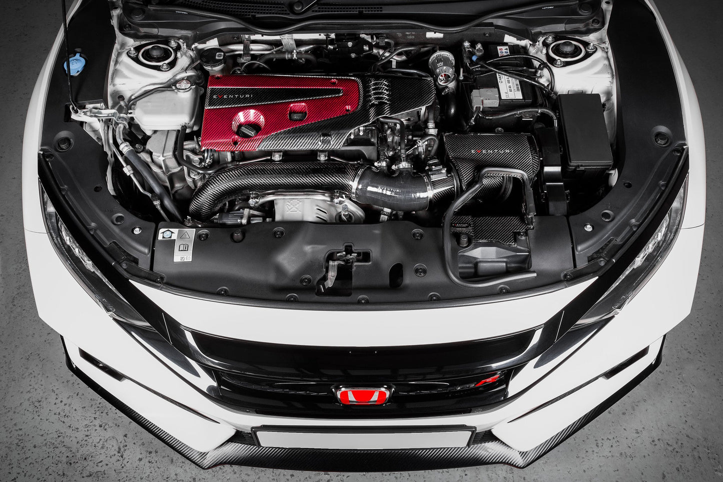 Eventuri FK8 Civic Type-R Black Carbon Intake System - V2