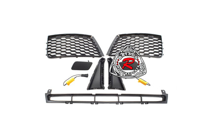 RS3 Style Front Bumper With Gloss Black Grille For 2014-2016 Audi A3/S3 (8V)
