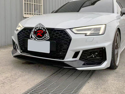 RS4-Style Front Bumper With Grille For 2017-2019 Audi A4 (B9)