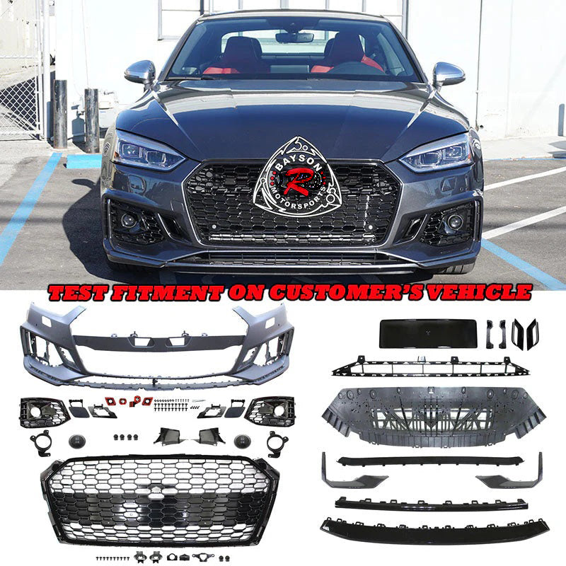 RS5 Style Front Bumper For 2018-2019 Audi A5/S5 (B9)
