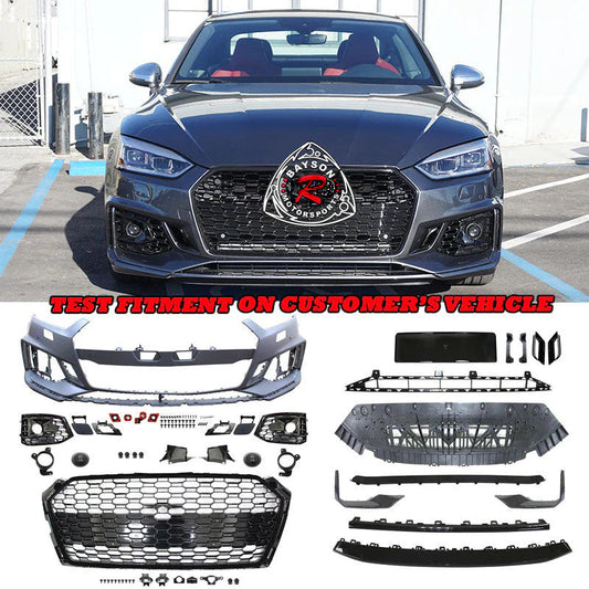 RS5 Style Front Bumper For 2018-2019 Audi A5/S5 (B9)