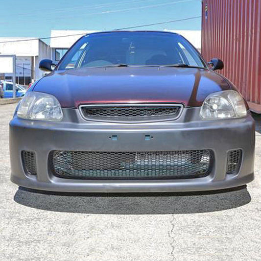 BYS Style Front Bumper For 1996-1998 Honda Civic (2Dr/3Dr/4Dr)