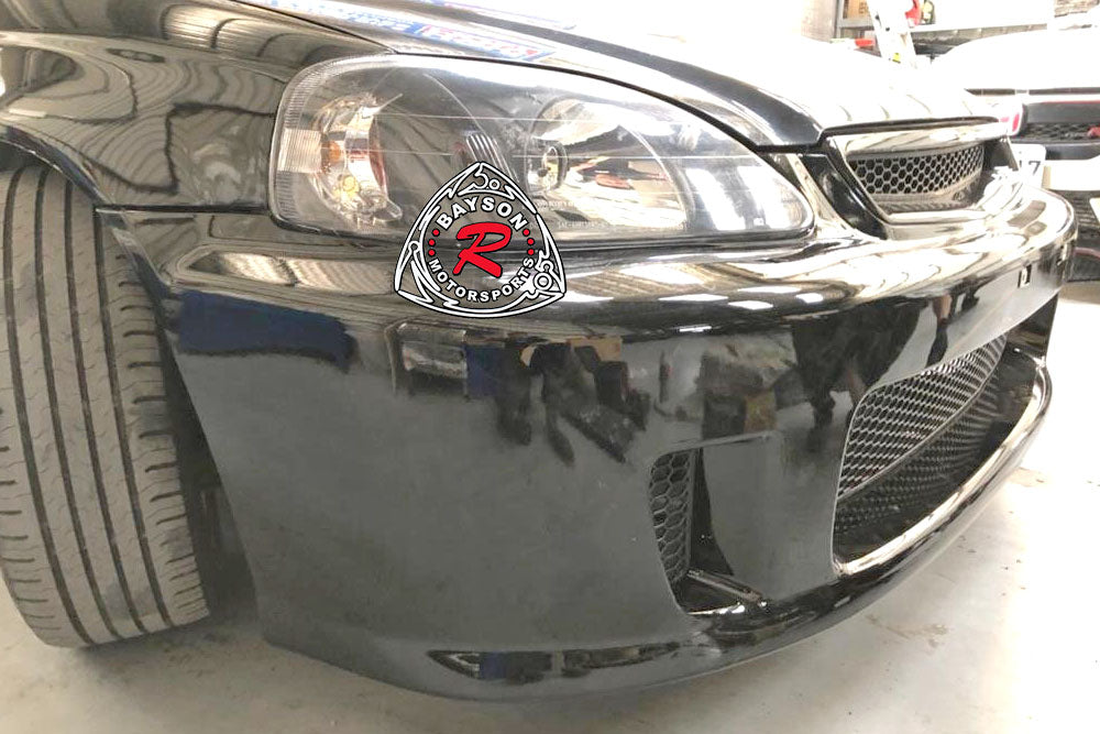 BYS Style Front Bumper For 1999-2000 Honda Civic (2Dr/3Dr/4Dr)