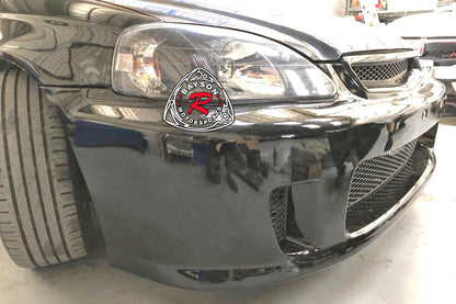 BYS Style Front Bumper For 1999-2000 Honda Civic (2Dr/3Dr/4Dr)
