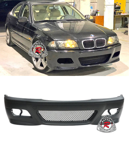 M3 Style Front Bumper For 1999-2001 BMW 3-Series (4Dr, E46)