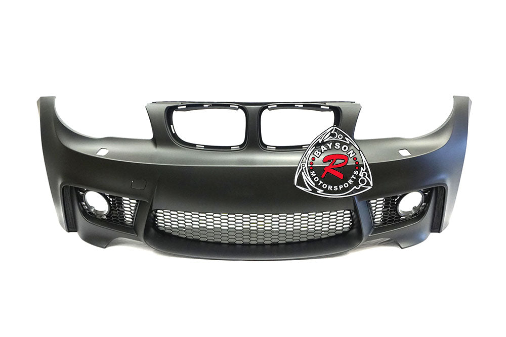 1M Style Front Bumper With Fog Lights For 2008-2013 BMW 1-Series (2Dr, E82/E88)