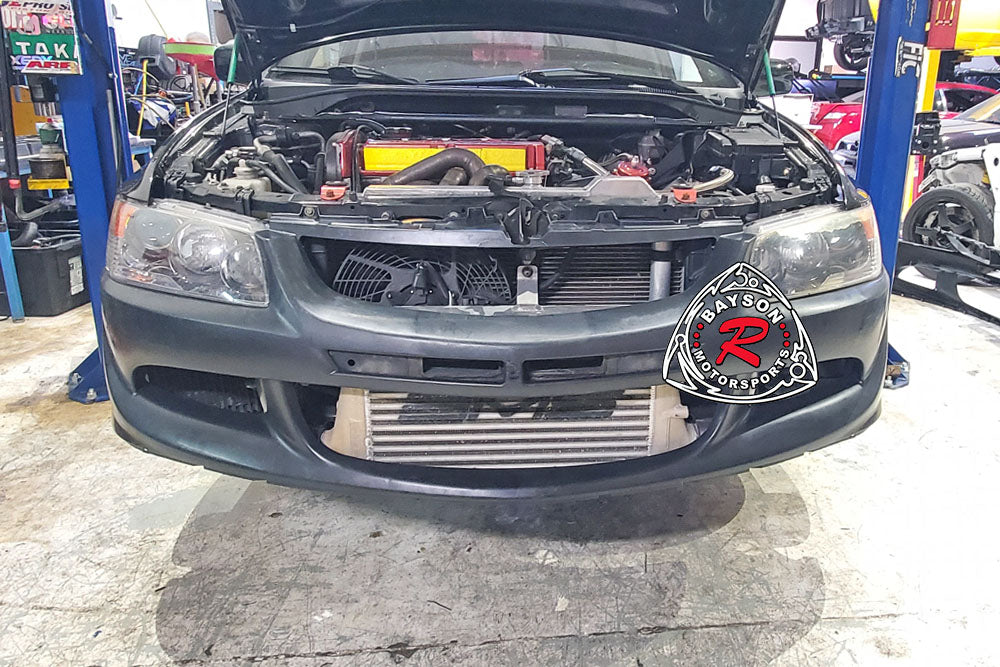 Nose Chop Style Front Bumper For 2003-2005 Mitsubishi Evolution-8