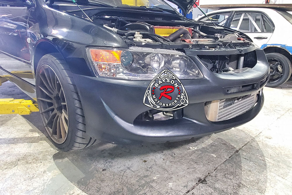 Nose Chop Style Front Bumper For 2003-2005 Mitsubishi Evolution-8