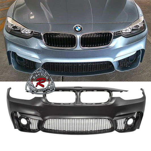 M3 Style Front Bumper For 2012-2018 BMW 3-Series (4Dr/5Dr, F30/F31)