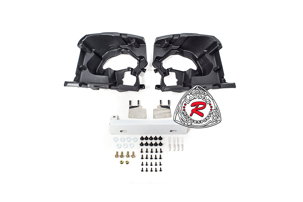 KS Style Front Bumper With Grille For 2014-2016 Mazda-3 (4Dr/5Dr Hatchback)