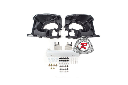 KS Style Front Bumper With Grille For 2014-2016 Mazda-3 (4Dr/5Dr Hatchback)