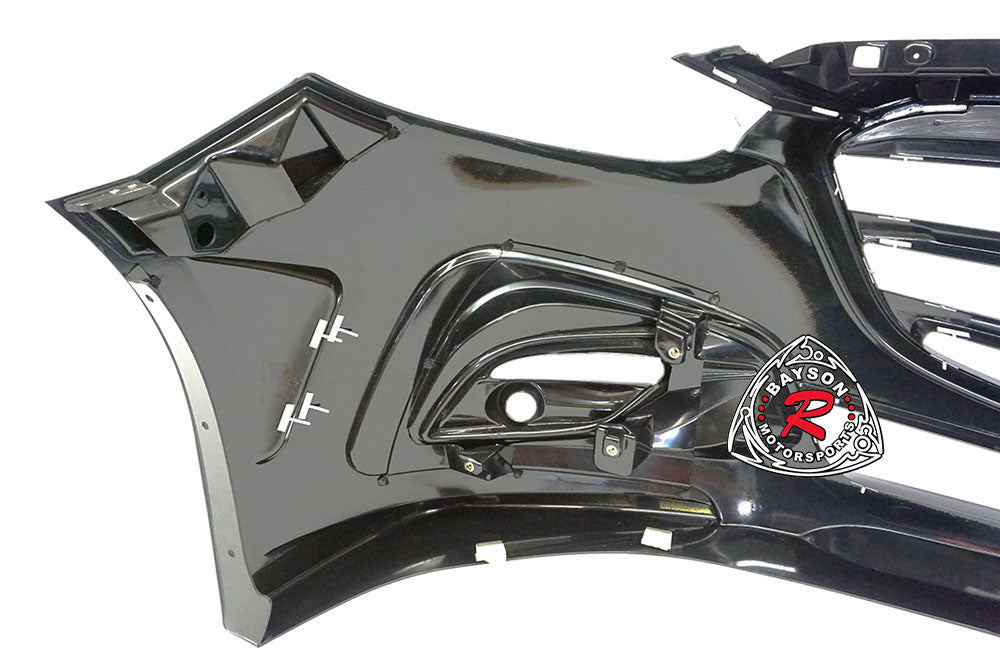K Style Front Bumper For 2017-2018 Mazda-3 (4Dr/5Dr Hatchback)