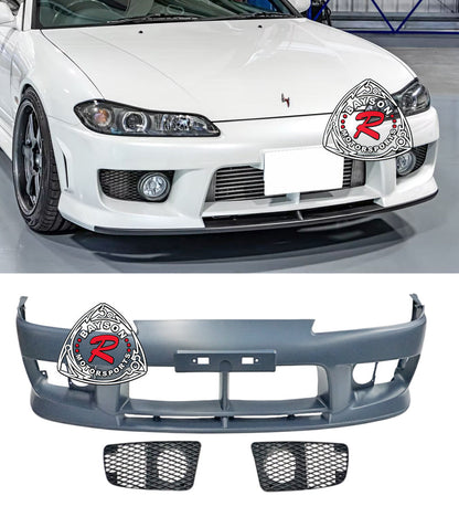 Spec-R Style Front Bumper For 1999-2002 Nissan S15 Silvia