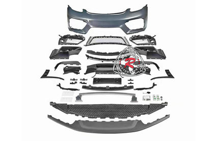 GT4 Style Front Bumper (without Headlight Washer Holes) For 2017-2024 Porsche  Boxster, Cayman/S/GTS (718)