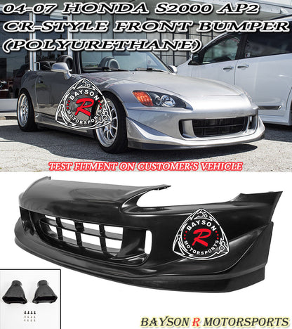 CR Style Front Bumper With Air Ducts For 2000-2009 Honda S2000 (AP1/AP2)