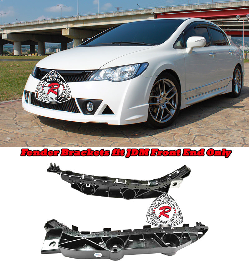 Fenders Brackets For 2006-2011 Acura CSX (4Dr Sedan Canadian Model)
