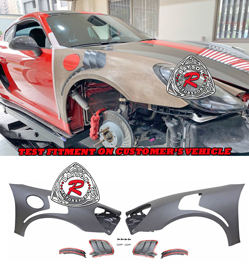 GT2 RS Style Fender For 2013-2016 Porsche Cayman/Boxster GTS/GT4 (981)