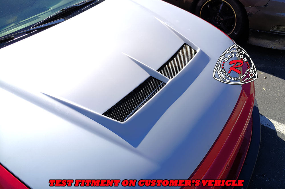 JS Style (Fiberglass) Hood For 1992-1995 Honda Civic 2Dr/3Dr