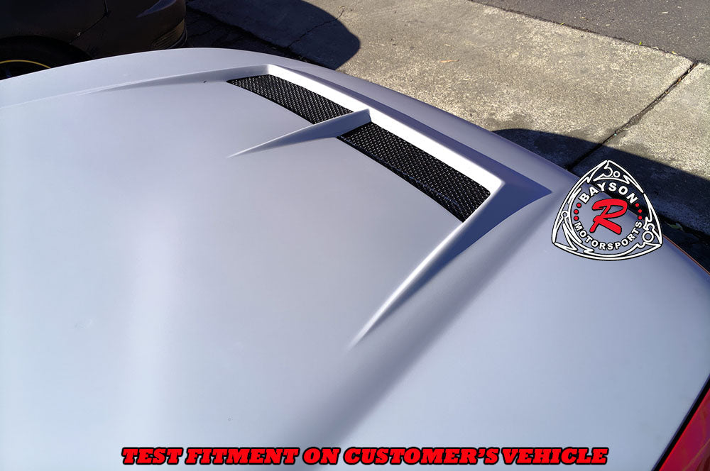 JS Style (Fiberglass) Hood For 1992-1995 Honda Civic 2Dr/3Dr