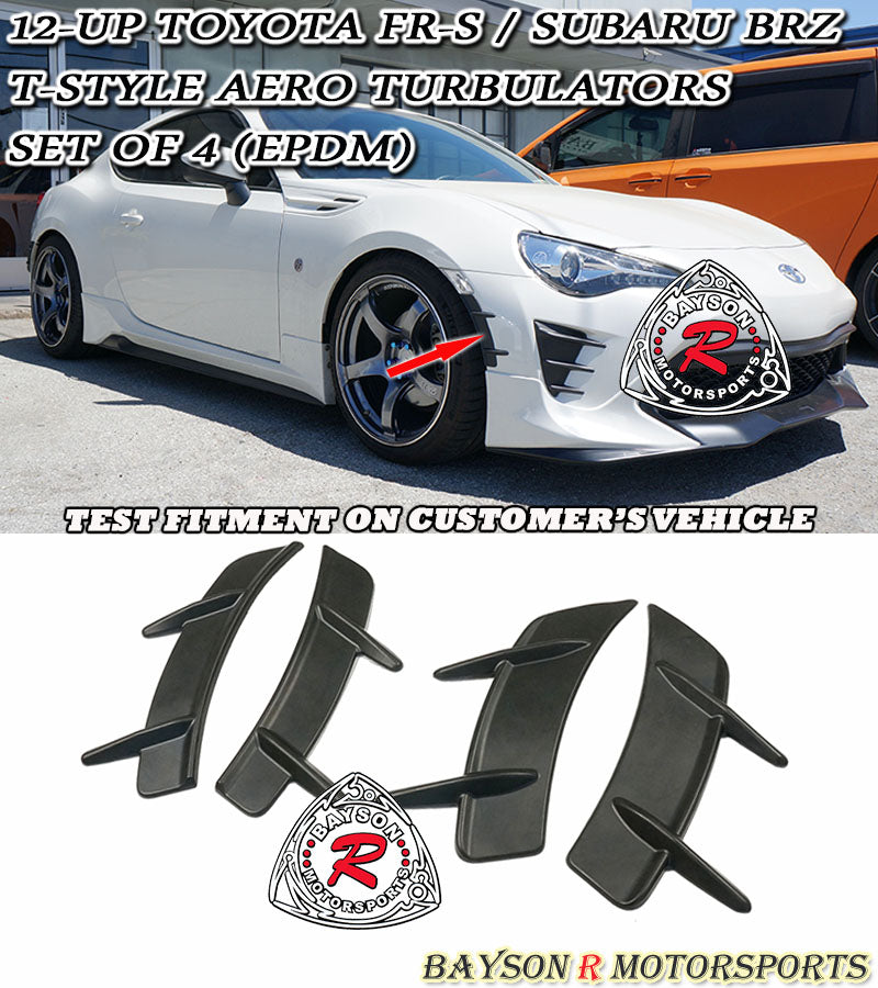 T Style Aero Turbulators For 2012-2016 Scion FR-S