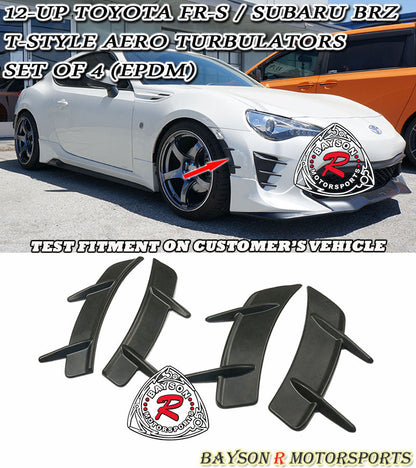 T Style Aero Turbulators For 2012-2016 Scion FR-S