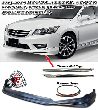 Mod Style Front Lip For 2013-2015 Honda Accord (4Dr Sedan)