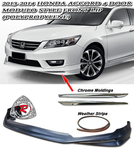 Mod Style Front Lip For 2013-2015 Honda Accord (4Dr Sedan)