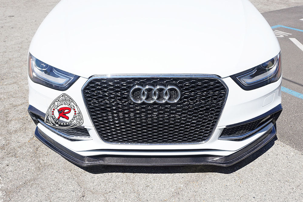 S Style Front Lip (Carbon Fiber) For 2013-2016 Audi A4 S-Line& S4 (B8.5)