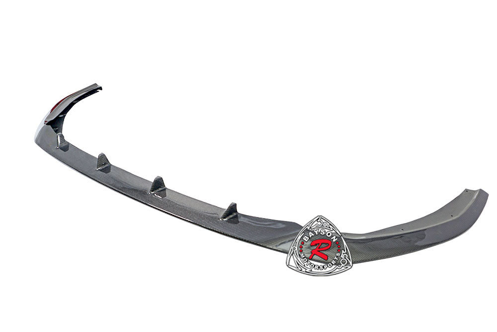 A Style Front Lip (Carbon Fiber) For 2020-2024 Audi S4 / A4 S-Line ONLY