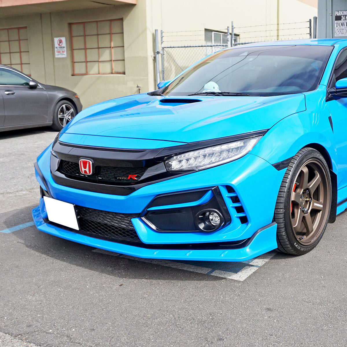 MU Style Front Lip/Side Skirts/Rear Lip Combo For 2017-2021 Honda Civic Type R (FK8)