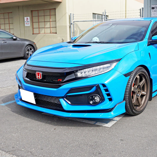 MU Style Front Lip/Side Skirts/Rear Lip Combo For 2017-2021 Honda Civic Type R (FK8)