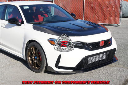 A Style Front Lip (Carbon Fiber) For 2023-2025 Honda Civic Type R (FL5)