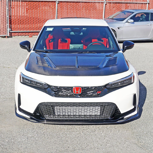 A Style Front Lip (Carbon Fiber) For 2023-2025 Honda Civic Type R (FL5)