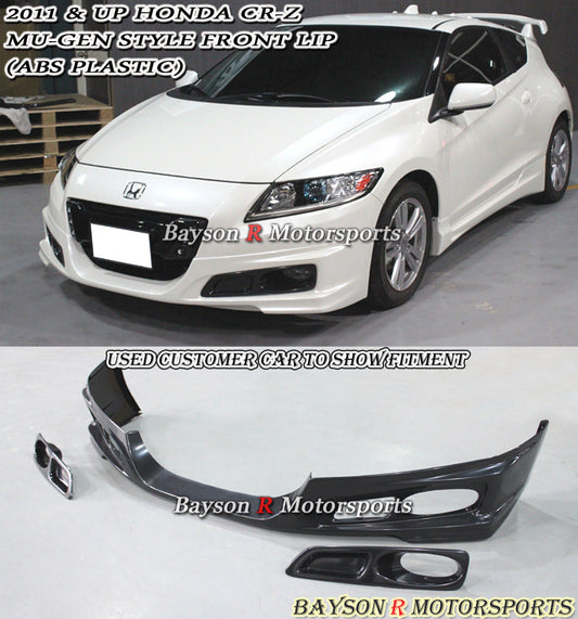 MU Style Front Lip For 2011-2012 Honda CR-Z