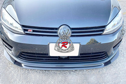 RIE Style Front Lip (Carbon Fiber) For 2015-2017 Volkswagen Golf-R MK7 (R Model Only)
