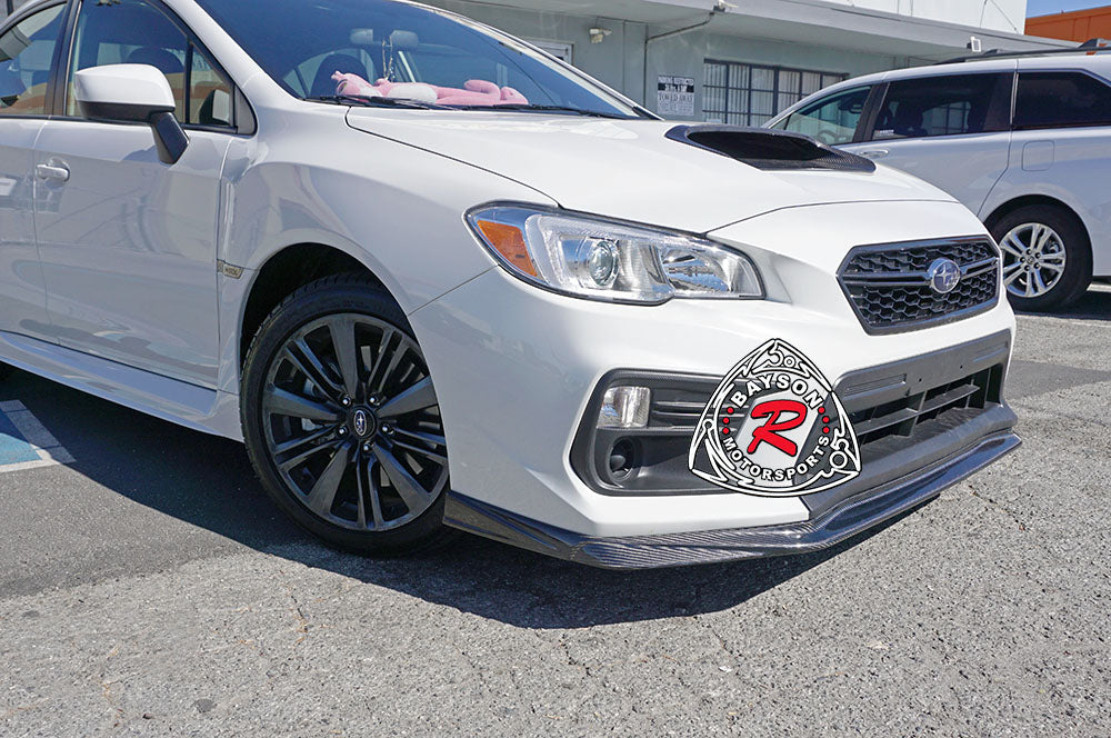 VR Style Front Lip (Carbon Fiber) For 2018-2021 Subaru WRX/WRX Sti